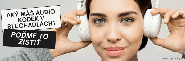 audio kodek v bluetooth sluchátkach